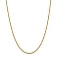 thumbnail image 2 of 14K Yellow Gold 2.75mm Diamond-Cut Rope with Lobster Clasp Chain Necklace Size 28, 2 of 4