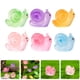 thumbnail image 4 of 12 figuras de caracol de resina, estatuas de caracol brillantes, mini decoraciones de caracol, micropaisajes que brillan en la oscuridad., 4 of 7