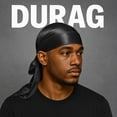 thumbnail image 3 of 3PCS Silky Durag Pack for Men Waves, Satin Doo Rag for 360 540 725 Waves, 3 of 8