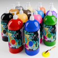 thumbnail image 1 of Set de pintura acrílica unuaST de 14 colores, botellas con bomba de 1000 ml, 1 of 9
