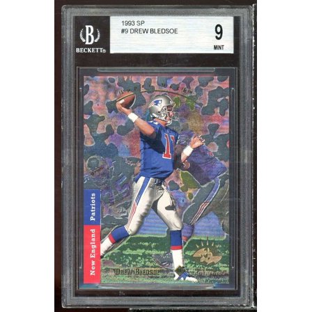 Drew Bledsoe Rookie Card 1993 SP #9 BGS 9 (9.5 8.5 9 9)