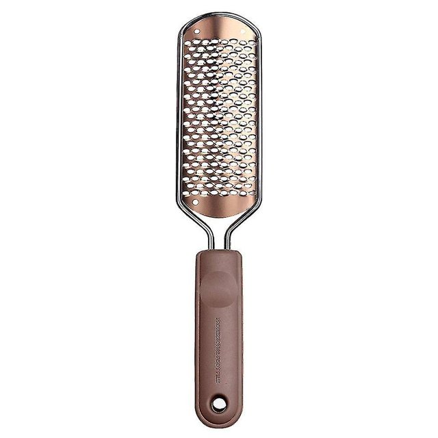 Rallador de talón de pie para los pies, herramientas de uñas para manicura de acero inoxidable, 1 ud. Afortunado Sencillez