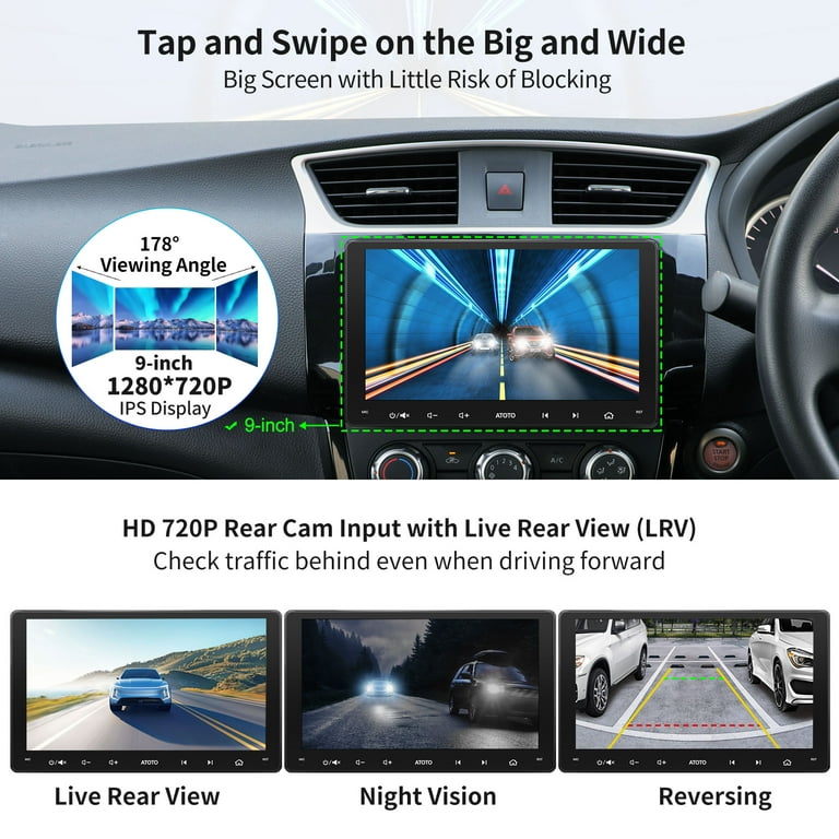 ATOTO A6PF 9inch Car Stereo with GPS, Wireless Carplay ATOTO A6PF 9inch Car Stereo with GPS, Wireless Carplay