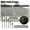 thumbnail image 6 of YIEMEEN 6Pcs Outdoor Camping Sand Stakes Heavy Type Steel Construction Rustproofed Secure Tent Anchoring, 6 of 9