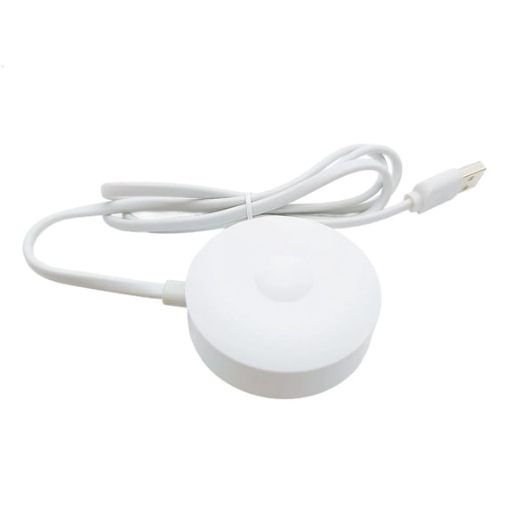 XISAOK Compactly Magnetically Charging Station For Electric Toothbrushes Universal USB Charger For Io7 Io8 Io9 White 1m Cord ABS