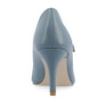 thumbnail image 4 of Journee Womens Sidney Narrow Width Pointed Toe Mid Heel Pumps, 4 of 10