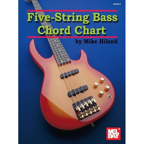 Five-String Bass Chord Chart, (Paperback)