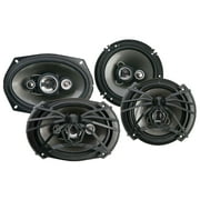 Soundstream AF.653 6.5" 300W Max 3-Way + AF.694 6x9" 500W Max 4-Way Speakers Bundle