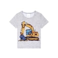thumbnail image 5 of QEFJNO 3-12Y Boys Pajamas Little Big Boys Pajamas Short Sleeves and Pants 2 Pieces Summer Pjs Set Kid Excavator Sleepwear, 5 of 14