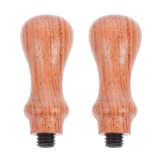 MasteelfCA 2 Pcs Poignée de Tampon Enveloppe Poignée de Remplacement de Tampon en Bois