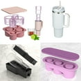 thumbnail image 3 of Toystoory Moldes de hielo de silicona de calidad alimentaria con tapa de fácil liberación, accesorios, bandejas para cubitos, taza para cubitos Barra de herramientas verde, 3 of 6