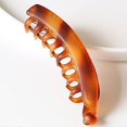 thumbnail image 4 of Androxeda 2 Pieces Hair Tweezers for Women Large Plastic Hair Clip Ponytail Hair Clip Banana Clip Ladies Most Sturdy for Volume (Black and Brown) -, 4 of 5