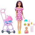 thumbnail image 1 of Playset Barbie Skipper Babysitters Inc con muñeca morena, 1 of 6