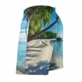 thumbnail image 4 of JRXY Trees Hammock Beach Board Shorts with Pockets Men's Summer Boardshorts l, 4 of 7