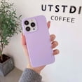 thumbnail image 1 of Fashion Soft Matte Solid Color Shockproof Phone Case for IPhone 14 Plus 13 12 11 Pro Max Silicone Back Cover for IPhone 13pro LXY, 1 of 7