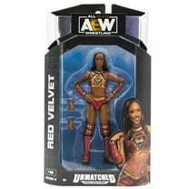 AEW Red Velvet Unmatched - 6 inch Articulated Action Figure with Alternate Hand Accessories