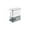 Gray, variant on WEGFTDUOP Large Sealed Rice Storage Bucket with Press Design, Insect & Damp Proof, One-Click Release with Measuring Cup