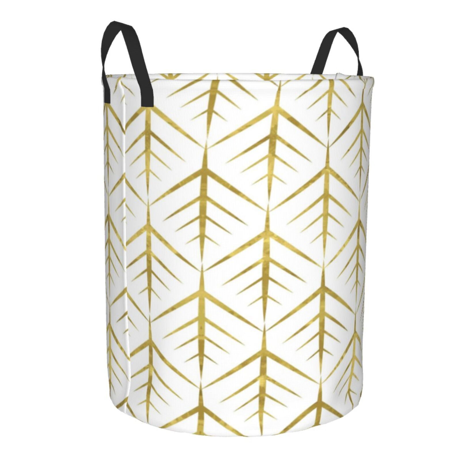 Rateoe White And Gold Geometry Patter...