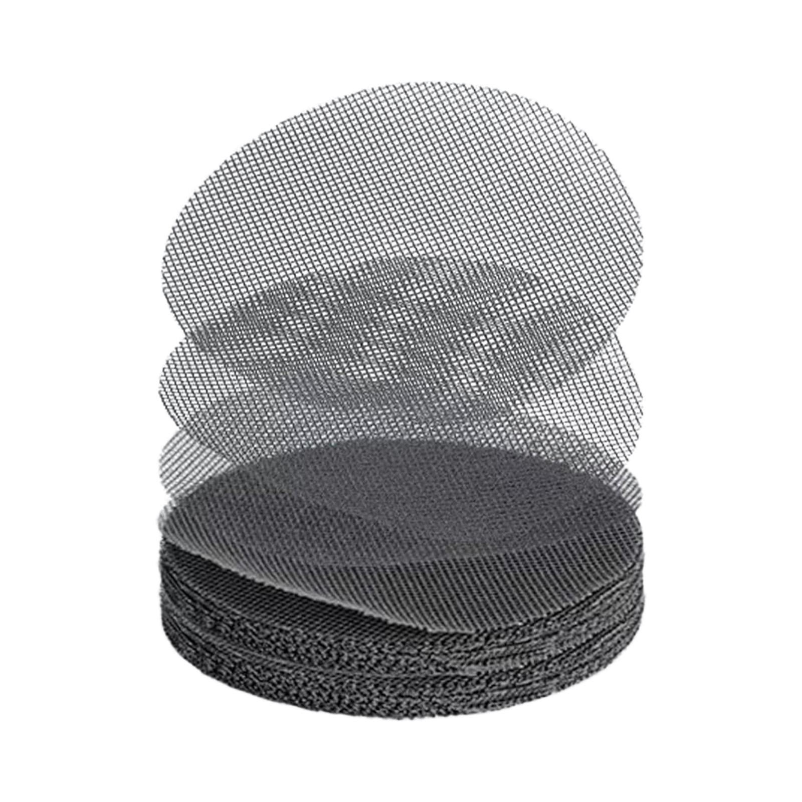 SMKE Mesh Pot Drainage Covers - Fiberglass Rounds To Prevent Soil Loss For Indoor Planter,Round Pot Bottom Mesh,Flower Pot Hole Mesh 150pc - 1",2",4" Round for Soil Loss Prevention Bonsai Bottom Grid