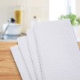 thumbnail image 3 of Premium Microfiber Waffle Weave Kitchen Towels, 16 x 28 Inch Ultra Absorbent and Solid Color Dish Towels, 4 Pack, White, 3 of 7