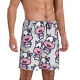 thumbnail image 2 of Fotbe Baby Cow Pantalones Cortos de Pijama para Hombre, Ropa de Dormir, Pantalones de Pijama Cortos para Hombre-X-Large, 2 of 6
