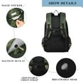 thumbnail image 4 of FORMRS Unisex School Backpack 17" Student Travel Bag with Laptop Compartment, Hand Drawn Christmas Trees, 4 of 7