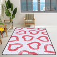 thumbnail image 2 of GZHJMY Soft Rug Large Area Rugs, Sketch Pink Hearts Comfortable Indoor Carpet, Baby Play Mat for Living Room Bedroom Nursery Decor Floor Mat 63x48inch Carpet Runner, 2 of 6