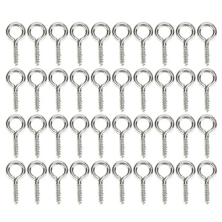 

200Pcs Pearl Screw Eye Peg Pin Pendant Connector Screw Spike DIY Making Jewelry Accessorysilver