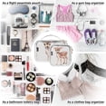 thumbnail image 7 of Plum Deer Clear Cosmetic Bags with Handles PVC Toiletry Bags Zipper Waterproof Portable for Traveling 2 Pcs, 7 of 7