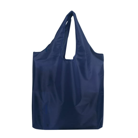 Folding Shopping Bag Portable Storage Handbag Navy Blue - Grocery Bags Heavy Duty Reusable Foldable Groceries Tote Bag Portable and Folding Shopping Bag(1X Foldable Shopping Bag)