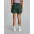 thumbnail image 6 of Real Essentials 3 Pack: Girls French Terry Lounge Shorts – Ultra Soft Pull-On Gym, Camp, Sports & Everyday Shorts, 6 of 6
