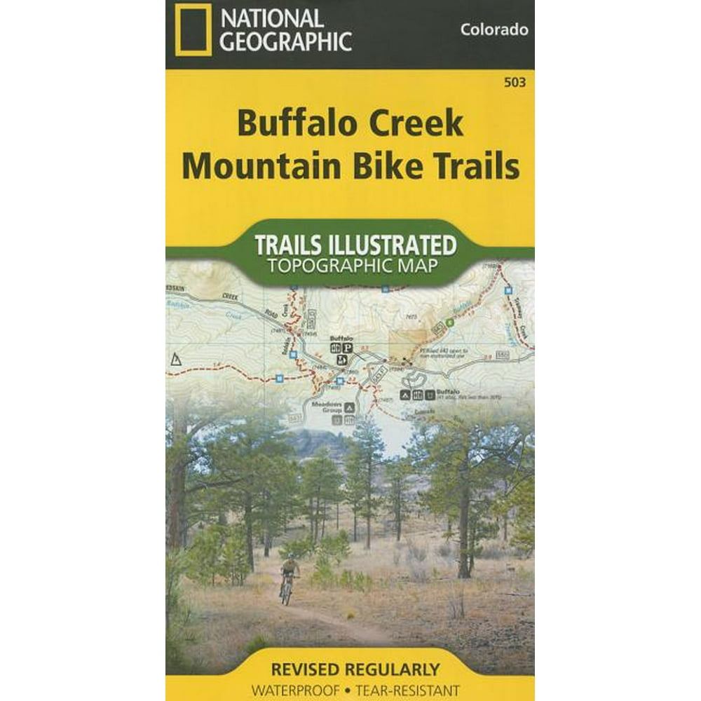 National Geographic Trails Illustrated Map Buffalo Creek Mountain Bike ...