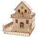 thumbnail image 3 of Modelos Casas de Construcción de Decorativa en Miniatura Regalos de Navidad Animados - # 3 Sunnimix Modelo de la casa de madera de la casa de campo, 3 of 8
