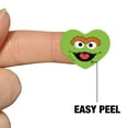 thumbnail image 4 of Sesame Street Oscar the Grouch Face Heart Shaped Planner Calendar Scrapbook Craft Stickers, 4 of 6