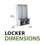 Lifetime Home Entry and Garage Storage Locker, Freestanding for Adults and Children (60226)
