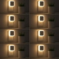 thumbnail image 1 of Luz nocturna Sujeet, paquete de 8, blanco cálido, sensor de anochecer a amanecer LED, 1 of 9