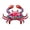 Red, variant on Yihuala Metal Wall Decor Large Hanging Art Decorative Sculpture for Home Garden Patio Bathroom Indoor Outdoor Decoration