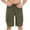 Army Green, variant on WIZUTIZ Mens Swim Trunks Summer Beach Vacation Shorts Drawstring Elastic Waist Solid Color Board Shorts with Pockets