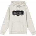 thumbnail image 4 of Beetlejuice Beetlejuice Black Sign Logo Adult Sand Long Sleeve Hoodie-XL, 4 of 6