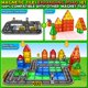 thumbnail image 2 of Set de Carreteras con Baldosas Magnéticas IGIVI para Niños de 3+ Años con 16 Ladrillos de Carretera, 2 of 6