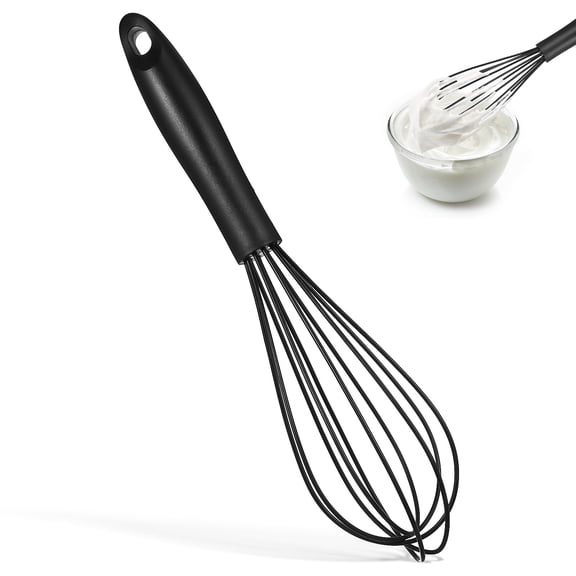 LOLIPPYY Whisk Hand Whisk Silicone Whisk Balloon Whisk Metal Whisk Dough Whisk Silicone Whisks For Cooking Kitchen