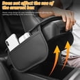 thumbnail image 4 of Car Center Console Cover, Leather Vehicle Armrest Box Pad with 2 Storage Bags, Automotive Interior Arm Rest Cushion Protector Accessories, Universal for SUV Sedan Truck (Brown), 4 of 6