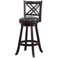 thumbnail image 3 of Boraam Porto 29" Swivel Bar Stool, Set of 2, Merlot, 3 of 6