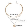 thumbnail image 3 of SIfdSeng Elegant Layered Pendant Necklace Minimalist Floral Jewelry for Delicate Chain Statement Piece, 3 of 5