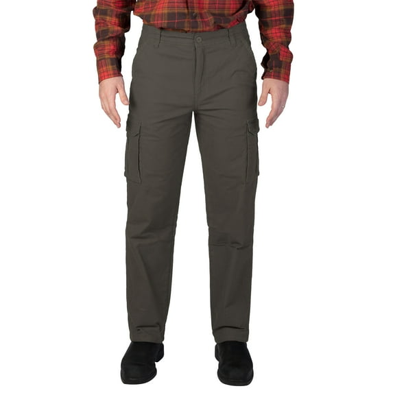 Smith's Workwear Stretch Fleece-Lined Canvas Cargo Pant