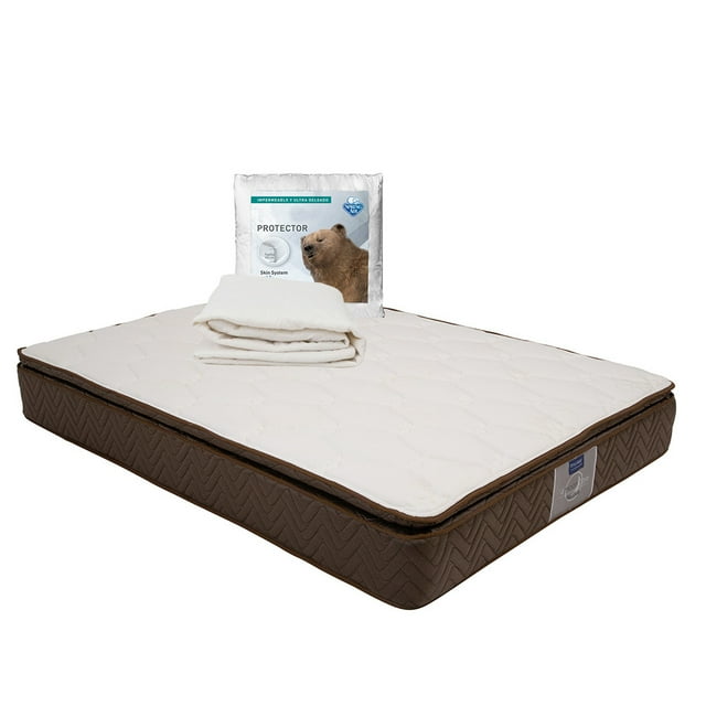 Colchón Queen Size Nautilus Restonic + 1 Protector de colchón