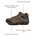 thumbnail image 3 of Bota de senderismo Merrell Moab 3 Mid color Nogal 24,1 cm, 3 of 7