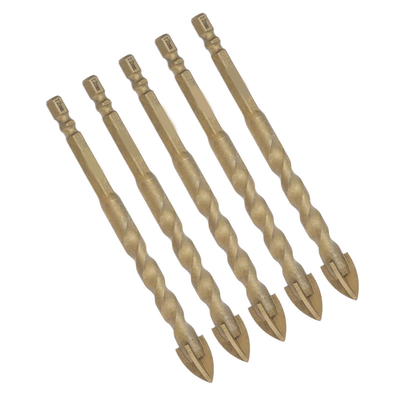 Spearhead Drill Bit, 12mm Hole No Cracking Standard Sizes Masonry