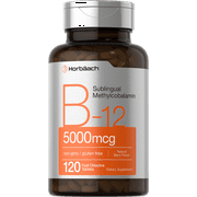 Methylcobalamin B12 Sublingual | 5000mcg | 120 Tablets | by Horbaach