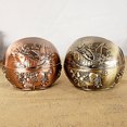 thumbnail image 4 of Ashtray Ball Shaped Windproof Alloy Anti-fall Ash Container for House, 4 of 7